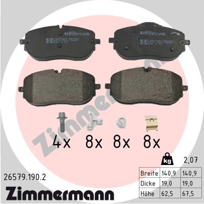 ZIMMERMANN 26579.190.2 Číslo výrobce: 26134. EAN: 4250238789918.
