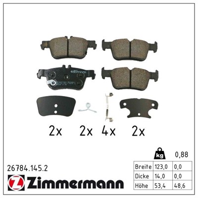 ZIMMERMANN 26784.145.2 Číslo výrobce: 26784. EAN: 4250238793335.