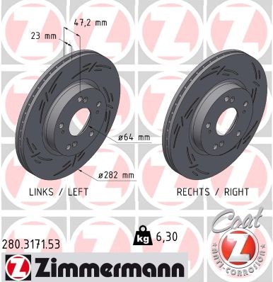 ZIMMERMANN 280.3171.53 EAN: 4250238791089.