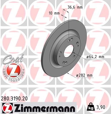 ZIMMERMANN 280.3190.20 EAN: 4250238778141.