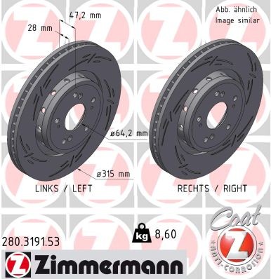 ZIMMERMANN 280.3191.53 EAN: 4250238788492.