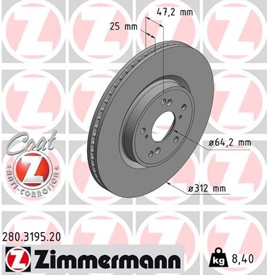 ZIMMERMANN 280.3195.20 EAN: 4250238781349.