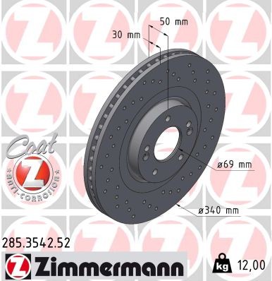 ZIMMERMANN 285.3542.52 EAN: 4250238787990.