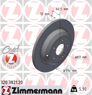 ZIMMERMANN 320.3821.20 EAN: 4250238782322.