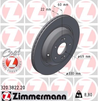 ZIMMERMANN 320.3822.20 EAN: 4250238782339.