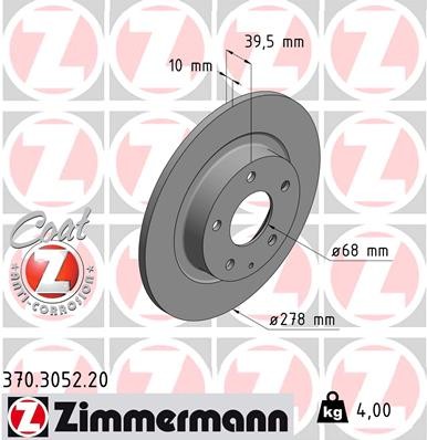 ZIMMERMANN 370.3052.20 EAN: 4250238760351.
