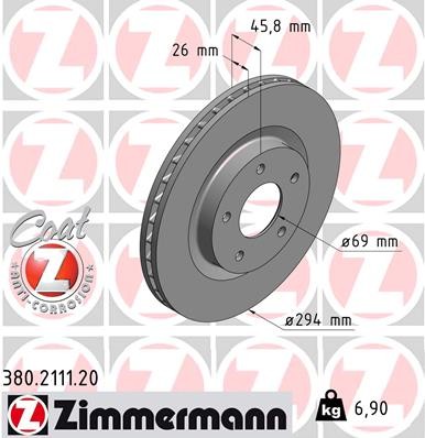ZIMMERMANN 380.2111.20 EAN: 4250238756286.