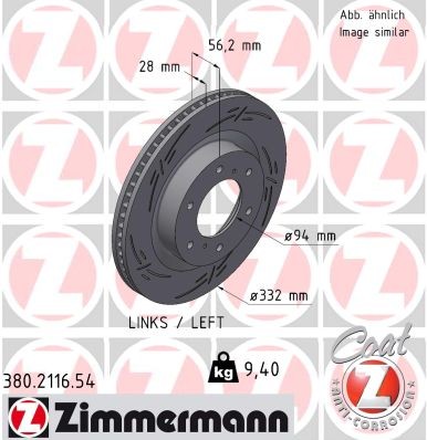 ZIMMERMANN 380.2116.54 EAN: 4250238788140.