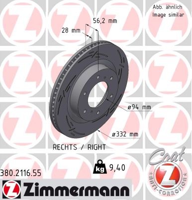ZIMMERMANN 380.2116.55 EAN: 4250238788157.