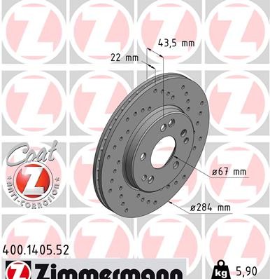 ZIMMERMANN 400.1405.52 EAN: 4250238752653.