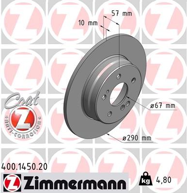 ZIMMERMANN 400.1450.20 EAN: 4250238757214.