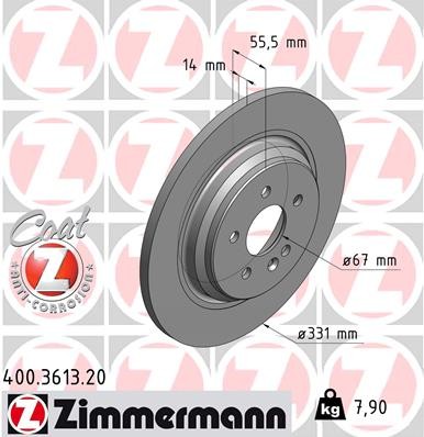 ZIMMERMANN 400.3613.20 EAN: 4250238719182.