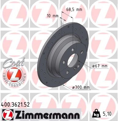 ZIMMERMANN 400.3621.52 EAN: 4250238790402.
