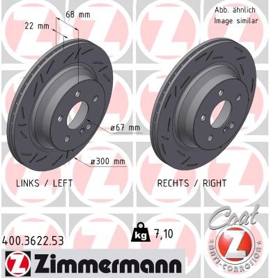 ZIMMERMANN 400.3622.53 EAN: 4250238777878.