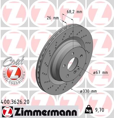 ZIMMERMANN 400.3626.20 EAN: 4250238756231.