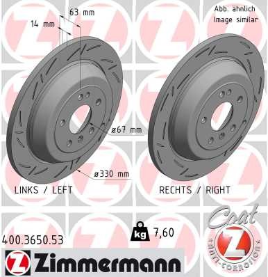 ZIMMERMANN 400.3650.53 EAN: 4250238777892.