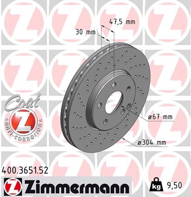 ZIMMERMANN 400.3651.52 EAN: 4250238752851.