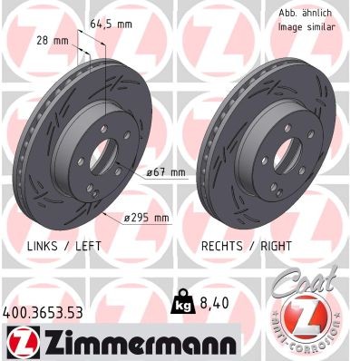 ZIMMERMANN 400.3653.53 EAN: 4250238778004.