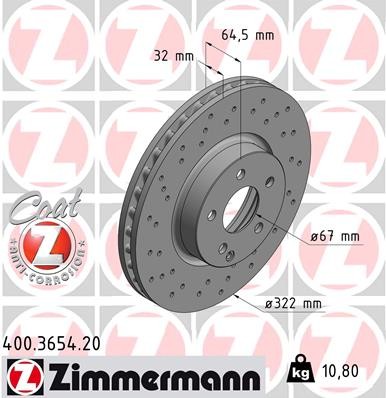 ZIMMERMANN 400.3654.20 EAN: 4250238717003.