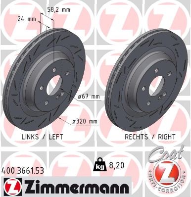 ZIMMERMANN 400.3661.53 EAN: 4250238789833.