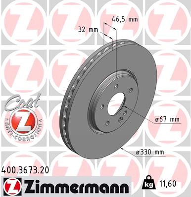 ZIMMERMANN 400.3673.20 EAN: 4250238751922.