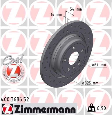 ZIMMERMANN 400.3686.52 EAN: 4250238791270.