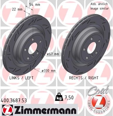 ZIMMERMANN 400.3687.53 EAN: 4250238787204.