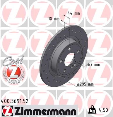 ZIMMERMANN 400.3691.52 EAN: 4250238790426.
