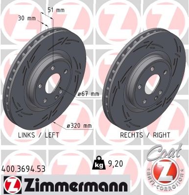 ZIMMERMANN 400.3694.53 EAN: 4250238790976.