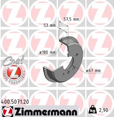 ZIMMERMANN 400.5071.20 EAN: 4250238767589.