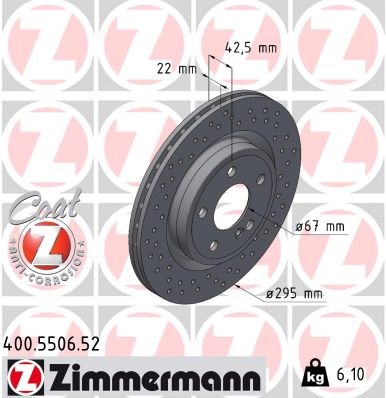 ZIMMERMANN 400.5506.52 EAN: 4250238765158.