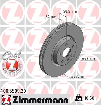ZIMMERMANN 400.5509.20 EAN: 4250238766261.