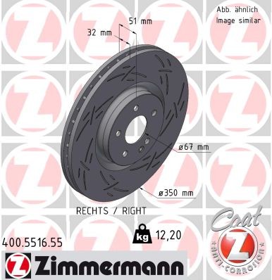 ZIMMERMANN 400.5516.55 EAN: 4250238789369.