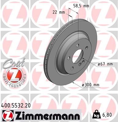 ZIMMERMANN 400.5532.20 EAN: 4250238776116.