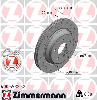 ZIMMERMANN 400.5532.52 EAN: 4250238776703.