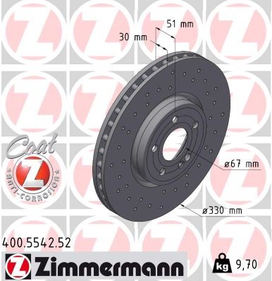 ZIMMERMANN 400.5542.52 EAN: 4250238781561.