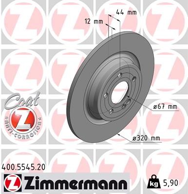 ZIMMERMANN 400.5545.20 EAN: 4250238781141.