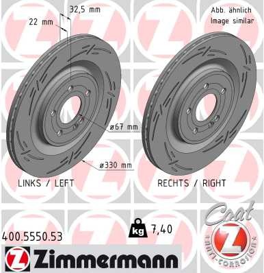 ZIMMERMANN 400.5550.53 EAN: 4250238785750.