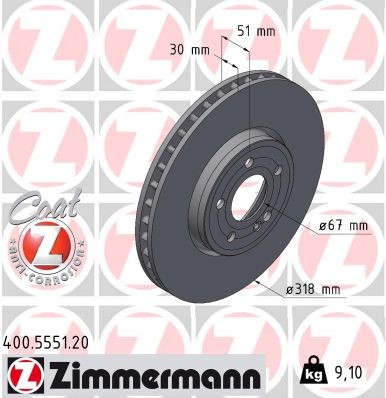 ZIMMERMANN 400.5551.20 EAN: 4250238784470.