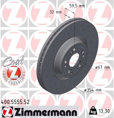 ZIMMERMANN 400.5555.52 EAN: 4250238787662.