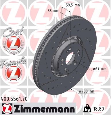 ZIMMERMANN 400.5561.70 EAN: 4250238786542.