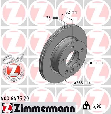 ZIMMERMANN 400.6475.20 EAN: 4250238761778.