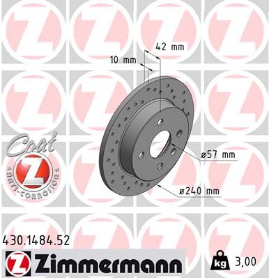ZIMMERMANN 430.1484.52 EAN: 4250238752486.
