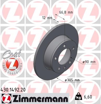 ZIMMERMANN 430.1492.20 EAN: 4250238763062.