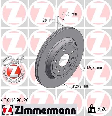 ZIMMERMANN 430.1496.20 EAN: 4250238743965.