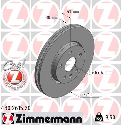 ZIMMERMANN 430.2615.20 EAN: 4250238742456.
