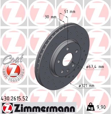 ZIMMERMANN 430.2615.52 EAN: 4250238747284.