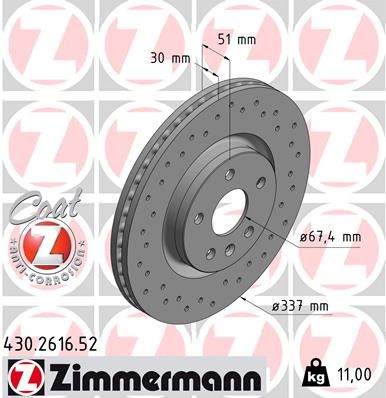 ZIMMERMANN 430.2616.52 EAN: 4250238747277.