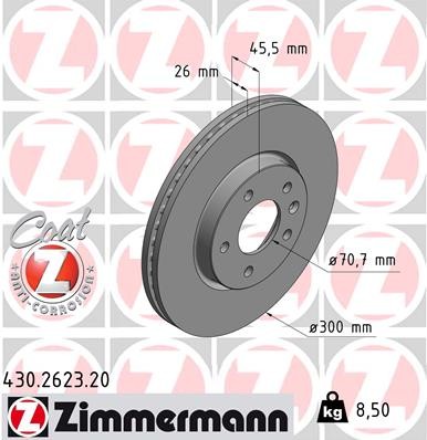ZIMMERMANN 430.2623.20 EAN: 4250238746966.