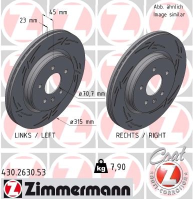 ZIMMERMANN 430.2630.53 EAN: 4250238789840.
